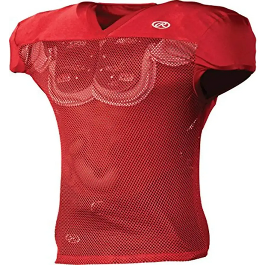 Rawlings | Adult Practice Football Jersey | Scarlet | X-Large - n/a