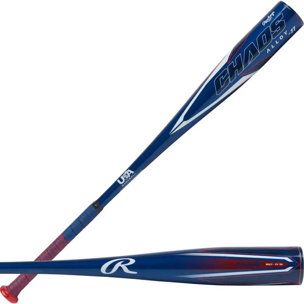 Rawlings | Chaos Baseball Bat | USA | -11 Drop | 2 5/8’’ Barrel | 1 Pc. Aluminum | 27’’ - 27 Inch