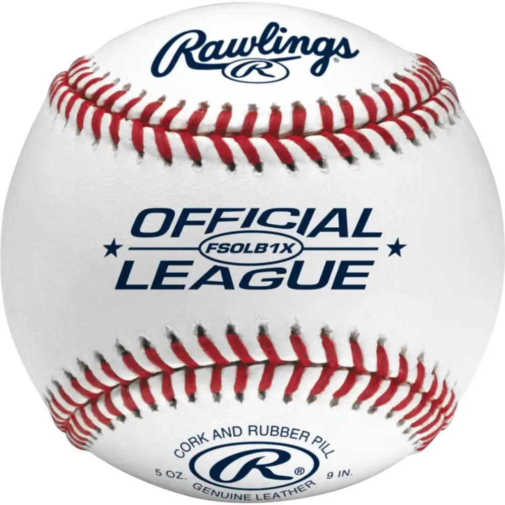 Rawlings | FLAT SEAM Official League Baseballs | FSOLB1X | Recreational Use Practice | 12 Count - n/a