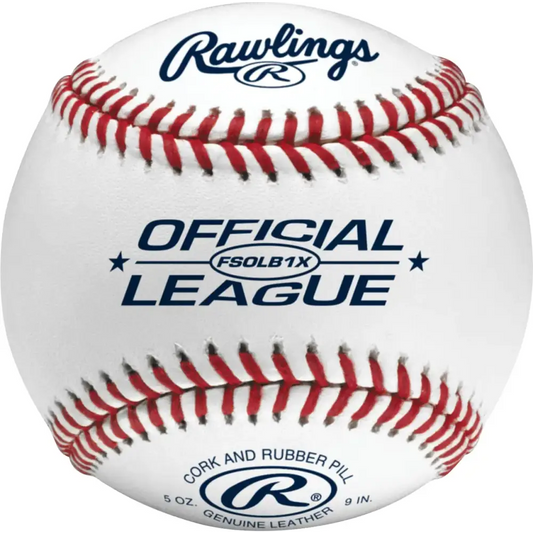 Rawlings | FLAT SEAM Official League Baseballs | FSOLB1X | Recreational Use Practice | 12 Count - n/a