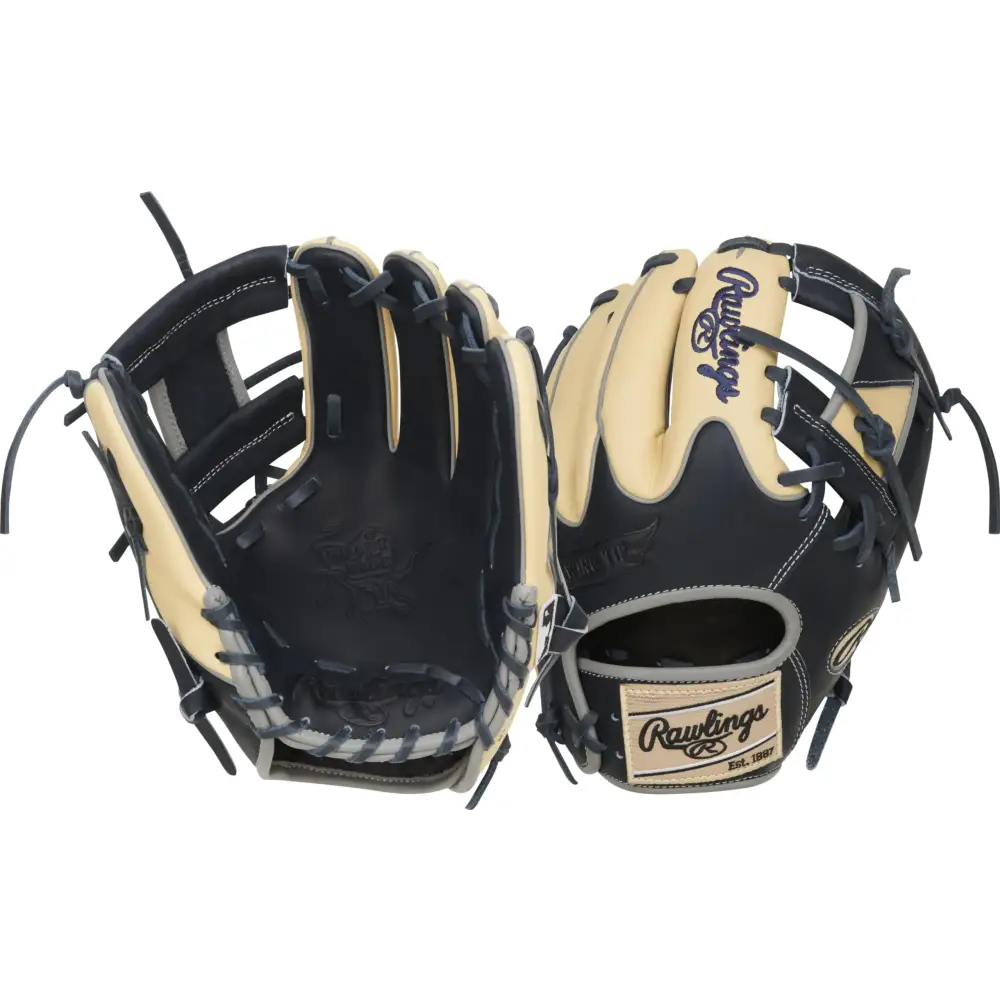 Rawlings | Heart of The Hide Baseball Glove | Right Hand Throw | 11.5’’ - Pro I-Web | Color Sync 8.0 - Camel/Black