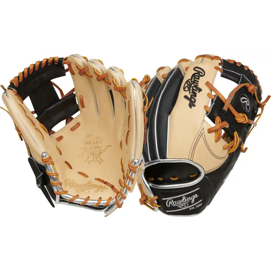 Rawlings | HEART OF THE HIDE R2G SPEEDSHELL Baseball Glove | Right Hand Throw | 11.5’’ - Pro I-Web | Camel/Black