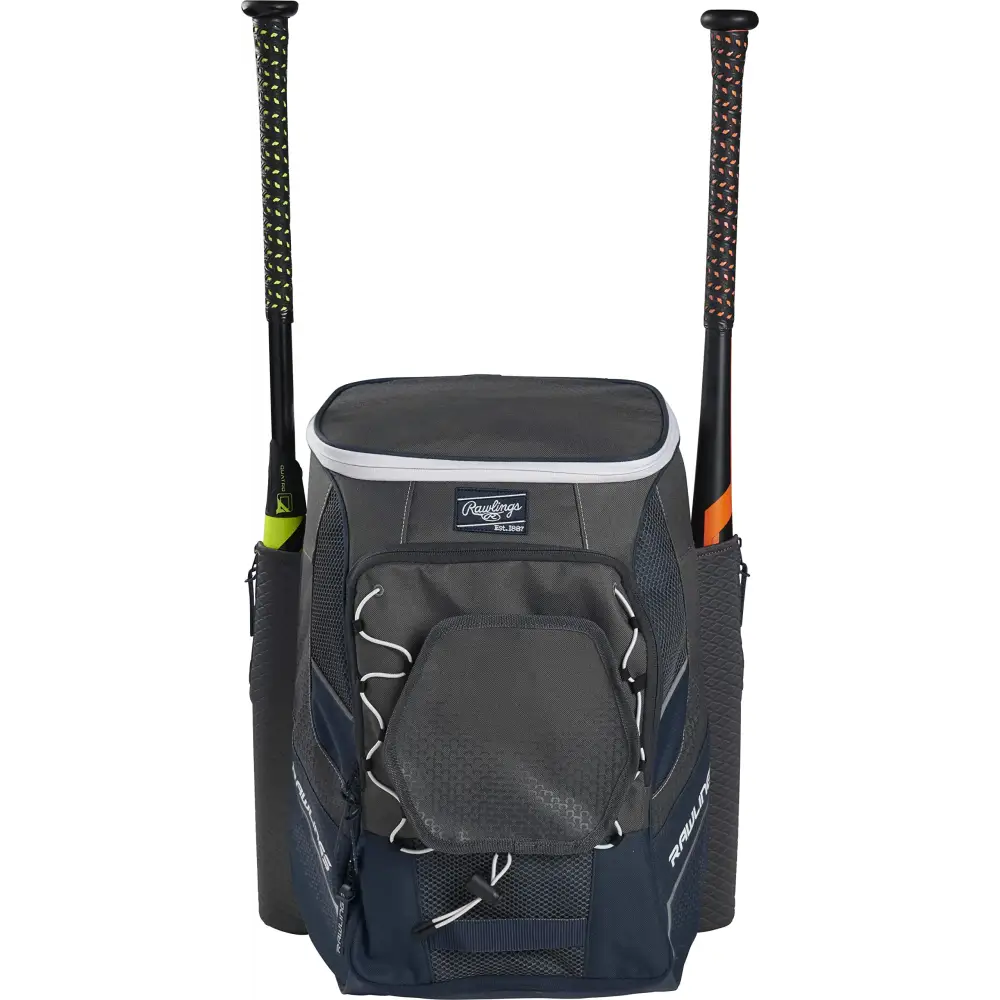 Rawlings | IMPULSE Backpack Equipment Bag | Baseball/Softball | Navy - Navy