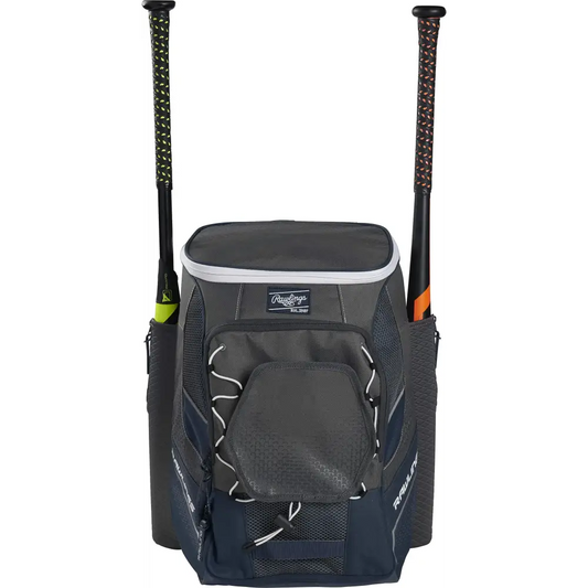 Rawlings | IMPULSE Backpack Equipment Bag | Baseball/Softball | Navy - Navy