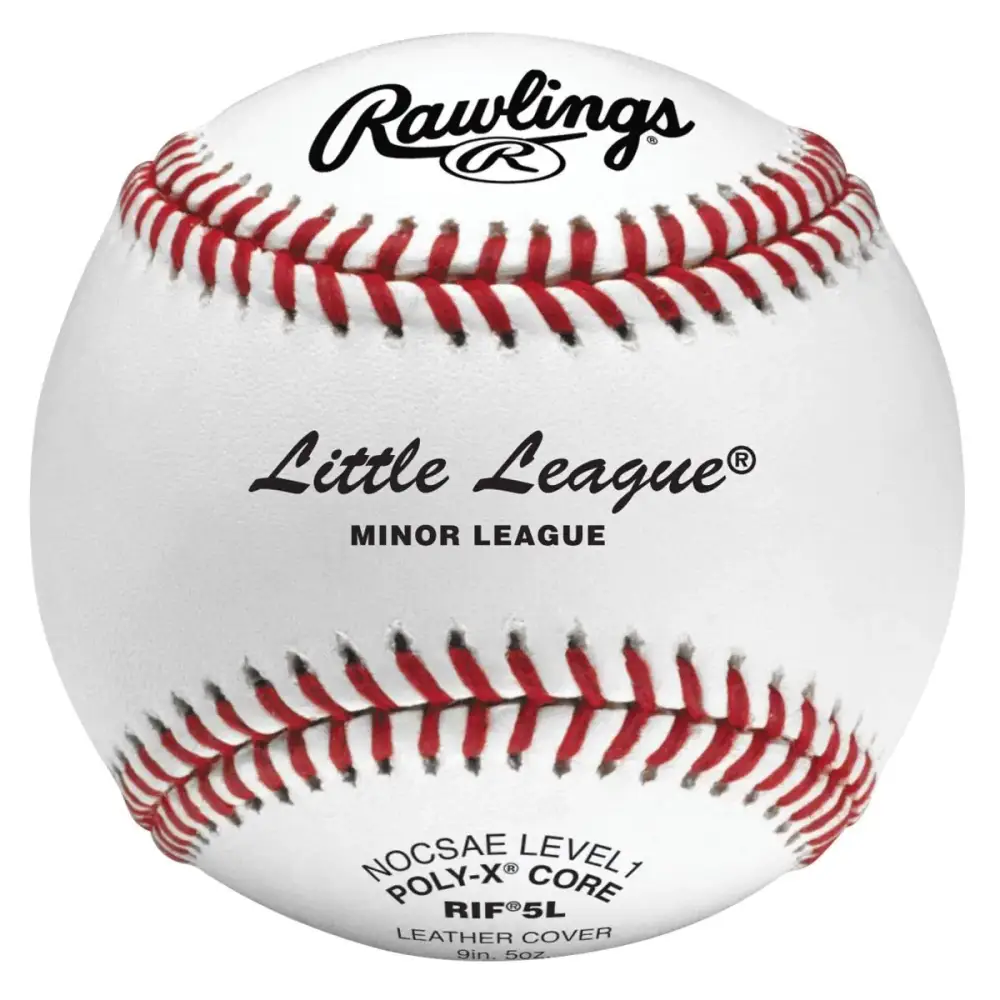 Rawlings | LITTLE LEAGUE Minors Baseballs | RIF5L | Youth | Recreational/Practice Use | 12 Count - Level 5 (Ages 7-10)