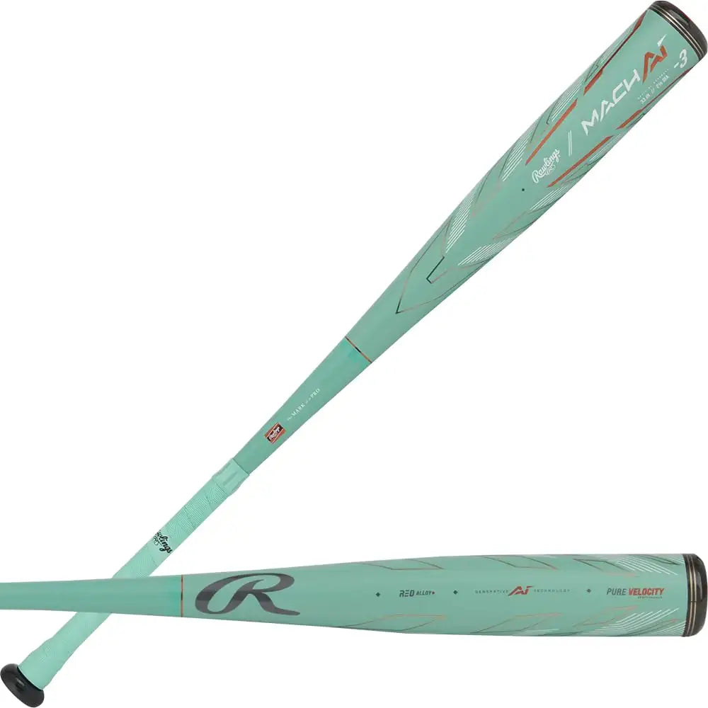 Rawlings | MACH AI Baseball Bat | BBCOR | -3 | 2 5/8’’ Barrel | 32’’ - 32 Inch