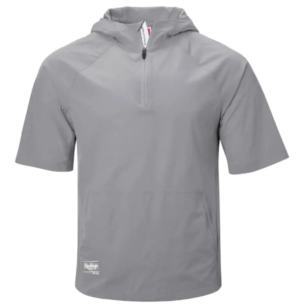Rawlings Mens Standard Adult Color Sync Short Sleeve Jacket XXX Blue Grey 3X-Large - Blue Grey / 3X-Large