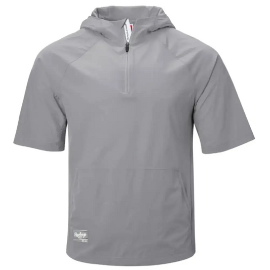 Rawlings Mens Standard Adult Color Sync Short Sleeve Jacket XXX Blue Grey 3X-Large - Blue Grey / 3X-Large