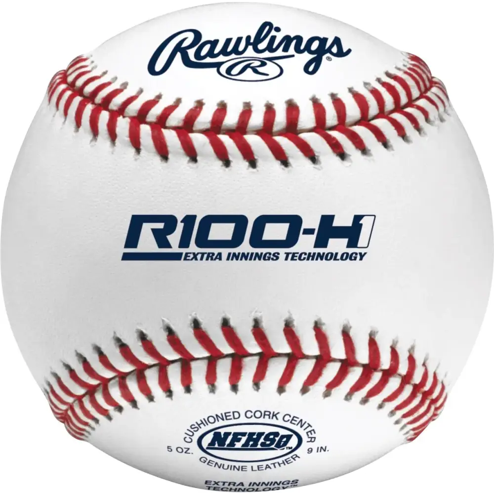 Rawlings | NFHS NOCSAE High School Baseballs | 12 Count | R100-H1 / R100-H2 / R100-H3 / RNF Options - R100-H1