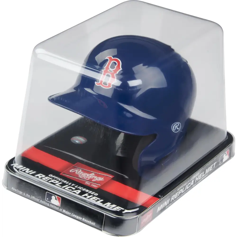 Rawlings | Official MLB Mini Replica Helmet | Boston Red Sox - Boston Red Sox