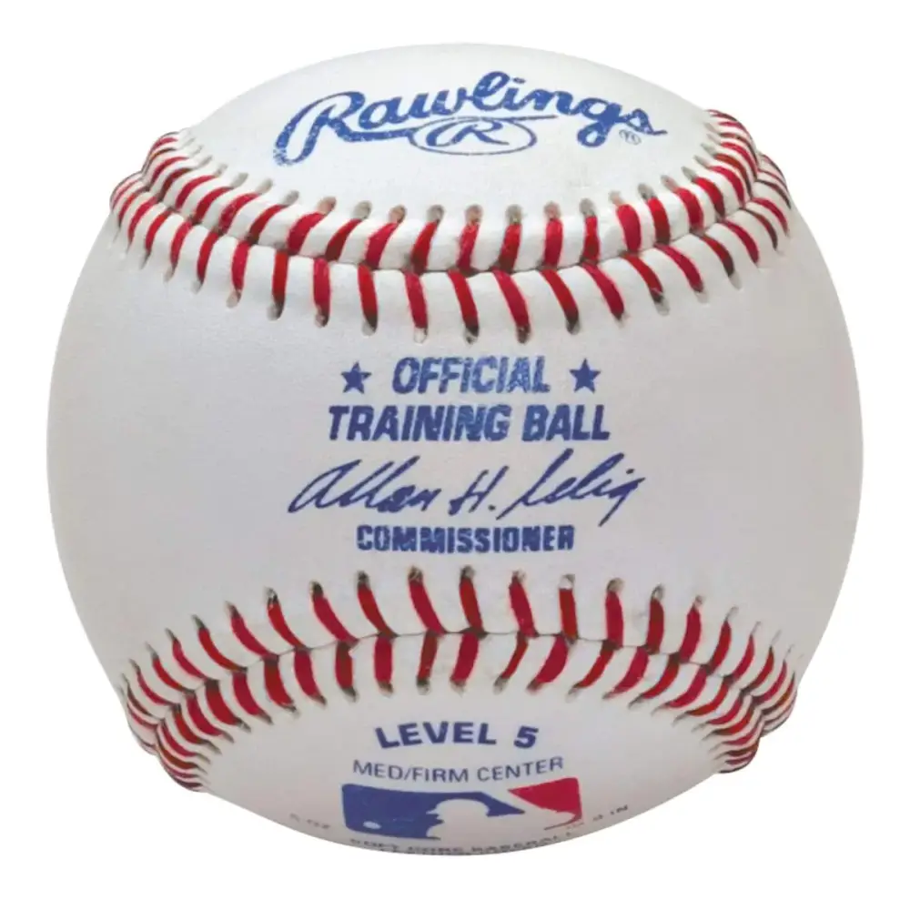 Rawlings | Official Training Baseballs | Youth Ages 7-10 | ROTB5 | Level 5 | Medium Center | 12 Count - Level 5 (Ages