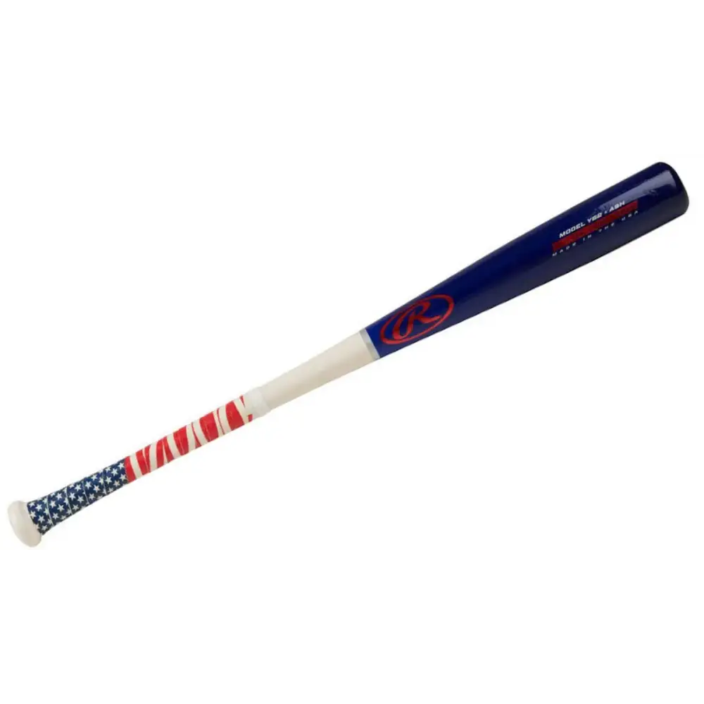 Rawlings | PLAYER PREFERRED Youth Ash Wood Baseball Bat | 30 | -7.5 - Red / White / Blue / 30’’
