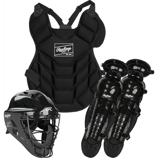 Rawlings | PLAYERS 2.0 Catchers Set | Youth - Ages 12 & Under | Black - Youth 2.0 | Ages 12 & Under / Black 2.0 - Youth
