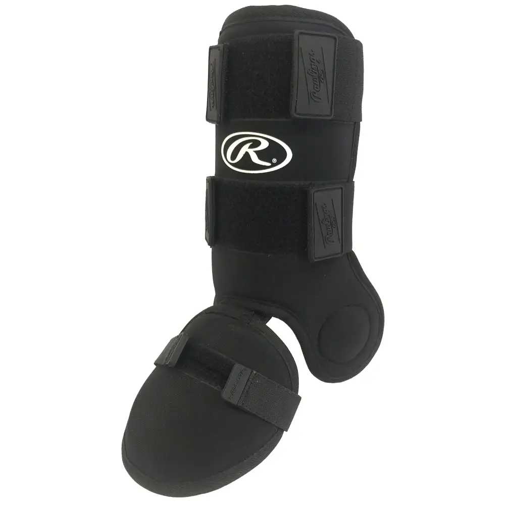 Rawlings | Protective Leg Guard | Baseball/Softball | Adult | Black - Black