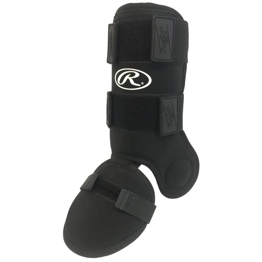 Rawlings | Protective Leg Guard | Baseball/Softball | Adult | Black - Black
