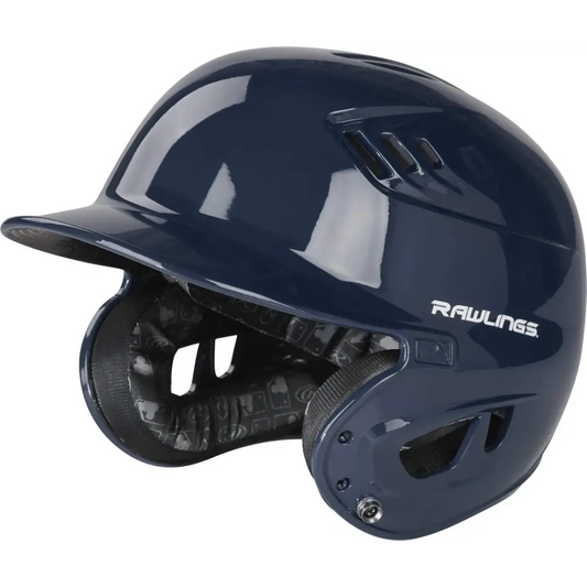 Rawlings | R16 VELO Baseball Batting Helmet | Senior (6 7/8’’ - 7 5/8’’) | Navy - Senior / Gloss Navy