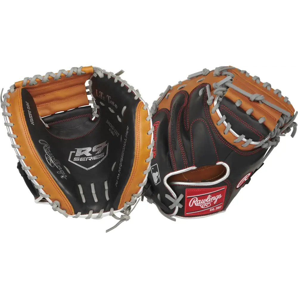 Rawlings | R9 CONTOUR Baseball Catchers Mitt | 32’’ | 1-Piece Closed Web | Right Hand Throw - n/a