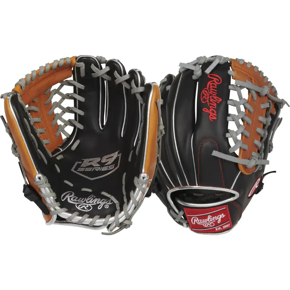 Rawlings | R9 CONTOUR Baseball Glove | 11.5’’ | Modified Trap-Eze Web | Left Hand Throw - n/a