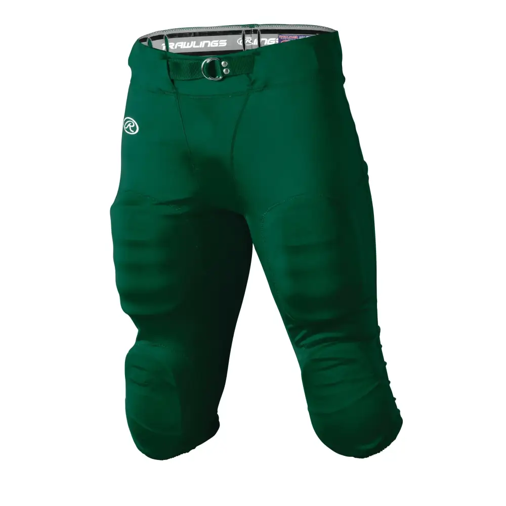 Rawlings Standard FP147 High Performance Football Pants | Practice/Game Use | Adult Sizes | Multiple Colors Dark Green