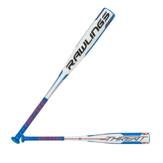 Rawlings | Threat Baseball Bat | USSSA | -12 Drop | 2 3/4’’ Barrel | 1 Pc. Composite | 31 Inch - Red/White/Blue / 31