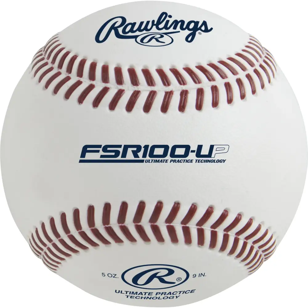 Rawlings | ULTIMATE PRACTICE TECHNOLOGY Baseballs | FSR100-UP | Flat Seam | Practice Use | 12 Count - White