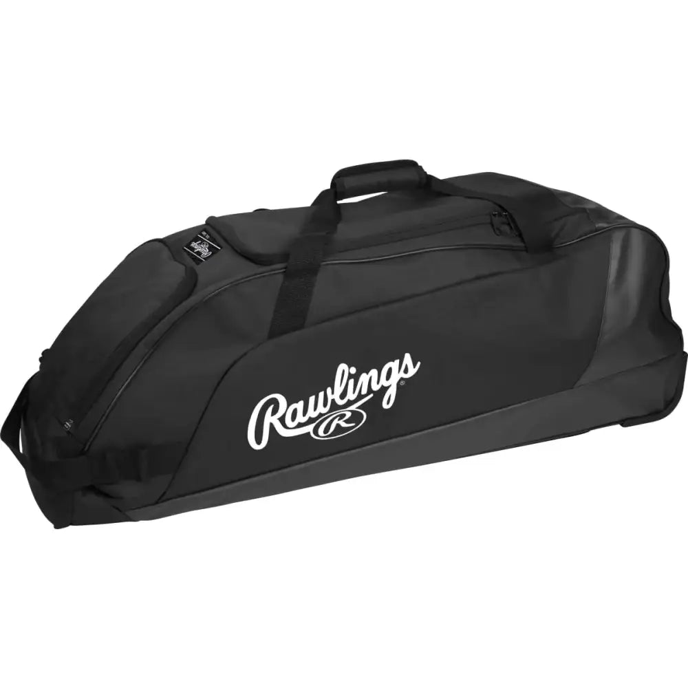 Rawlings | WORKHORSE Wheeled Equipment Bag | Baseball & Softball | Black - Black
