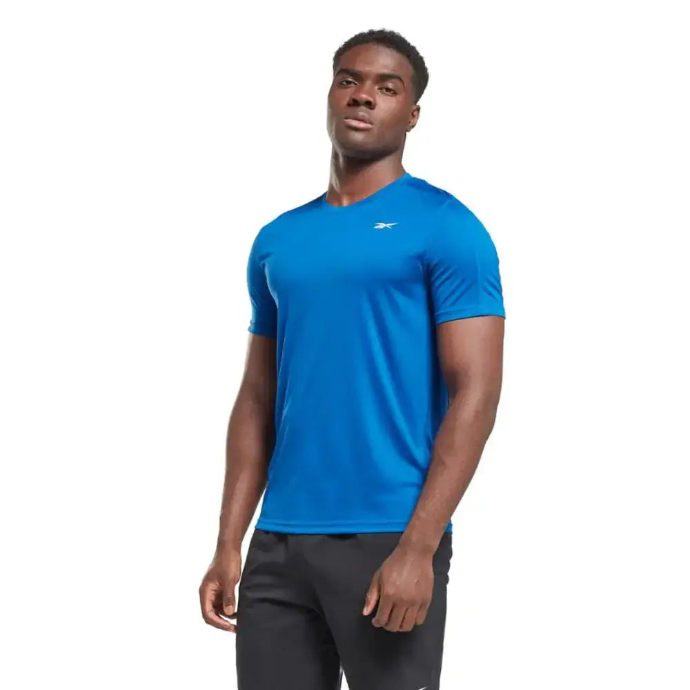Reebok Mens Standard Workout Ready Tee Vector Blue Small - Vector Blue / Small