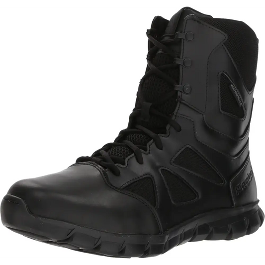 Reebok mens Sublite Cushion 8’’ Military Tactical Boot Black 10 Wide US - Black / 10 Wide