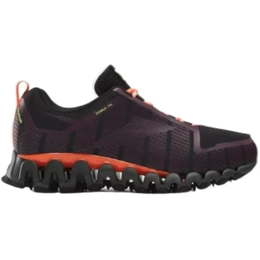 Reebok Mens ZigWild Trail 6 Sneaker Black/Midnight Plum/Digital Coral 8.5 - Black/Midnight Plum/Digital Coral / 8.5