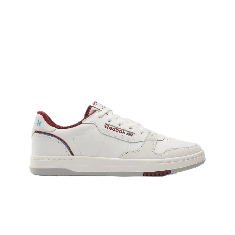 Reebok Unisex Phase Court Sneaker Chalk/Vintage Chalk/Rich Maroon 6 US Men - Chalk/Vintage Chalk/Rich Maroon / 7.5