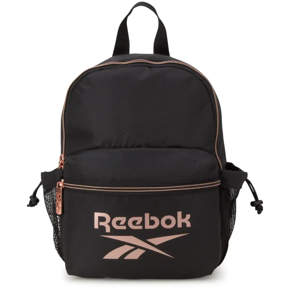 Reebok Womens Backpack - Lightweight Mini Essential Backpack - Small Casual Travel Bag for Women Size One Size
