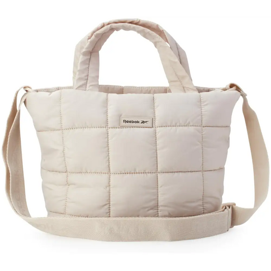 Reebok Womens Bag - Lightweight Nylon Quilted Crossbody Bags for Women - Stylish Everyday Womens Sling Bags Stucco