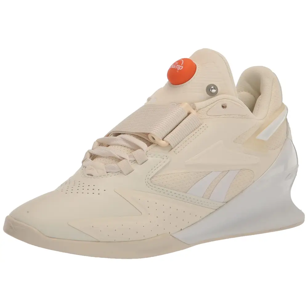 Reebok Womens Legacy Lifter III Cross Trainer White/Smash Orange 10 - White/Smash Orange / 10