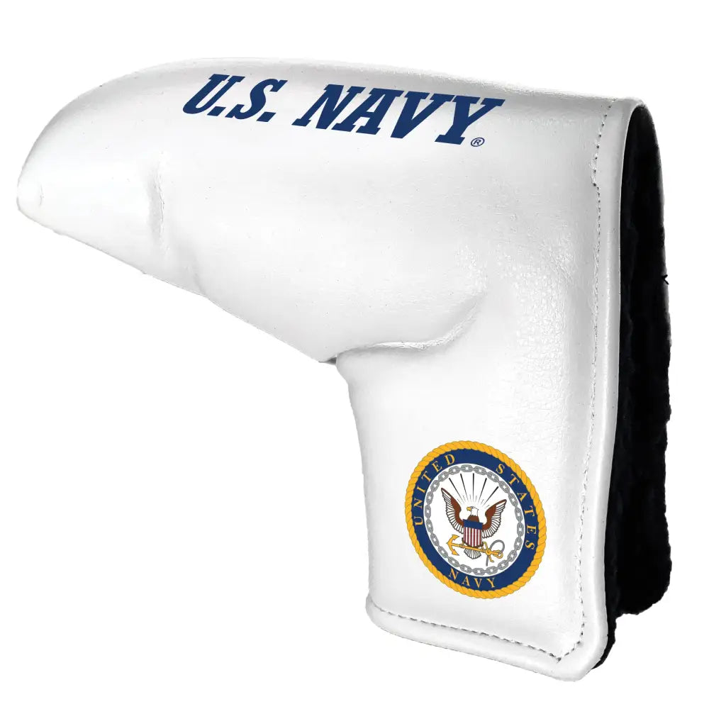 Team Golf Military US Navy - Printed Team Golf Military Tour Blade Putter Cover (White) Fits Most Blade Putters Scotty