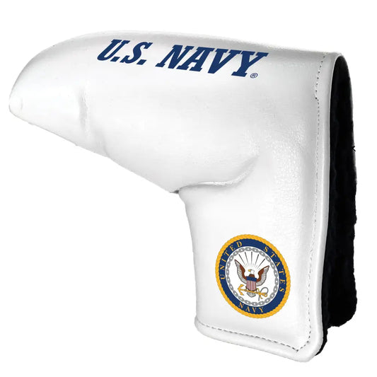 Team Golf Military US Navy - Printed Team Golf Military Tour Blade Putter Cover (White) Fits Most Blade Putters Scotty