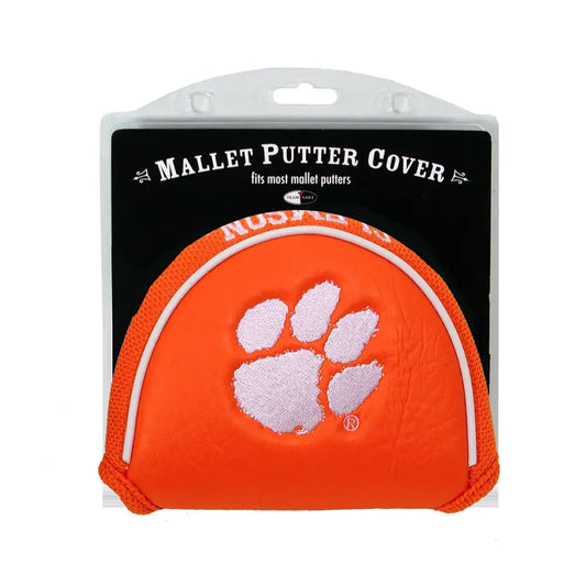 Team Golf NCAA Clemson Tigers Golf Mallet Putter Cover Golf Club Mallet Putter Headcover Fits Most Mallet Putters