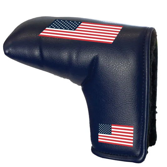 Team Golf USA Flag Tour Blade Putter Cover - Printed Team Golf Tour Blade Putter Cover Fits Most Blade Putters Scotty