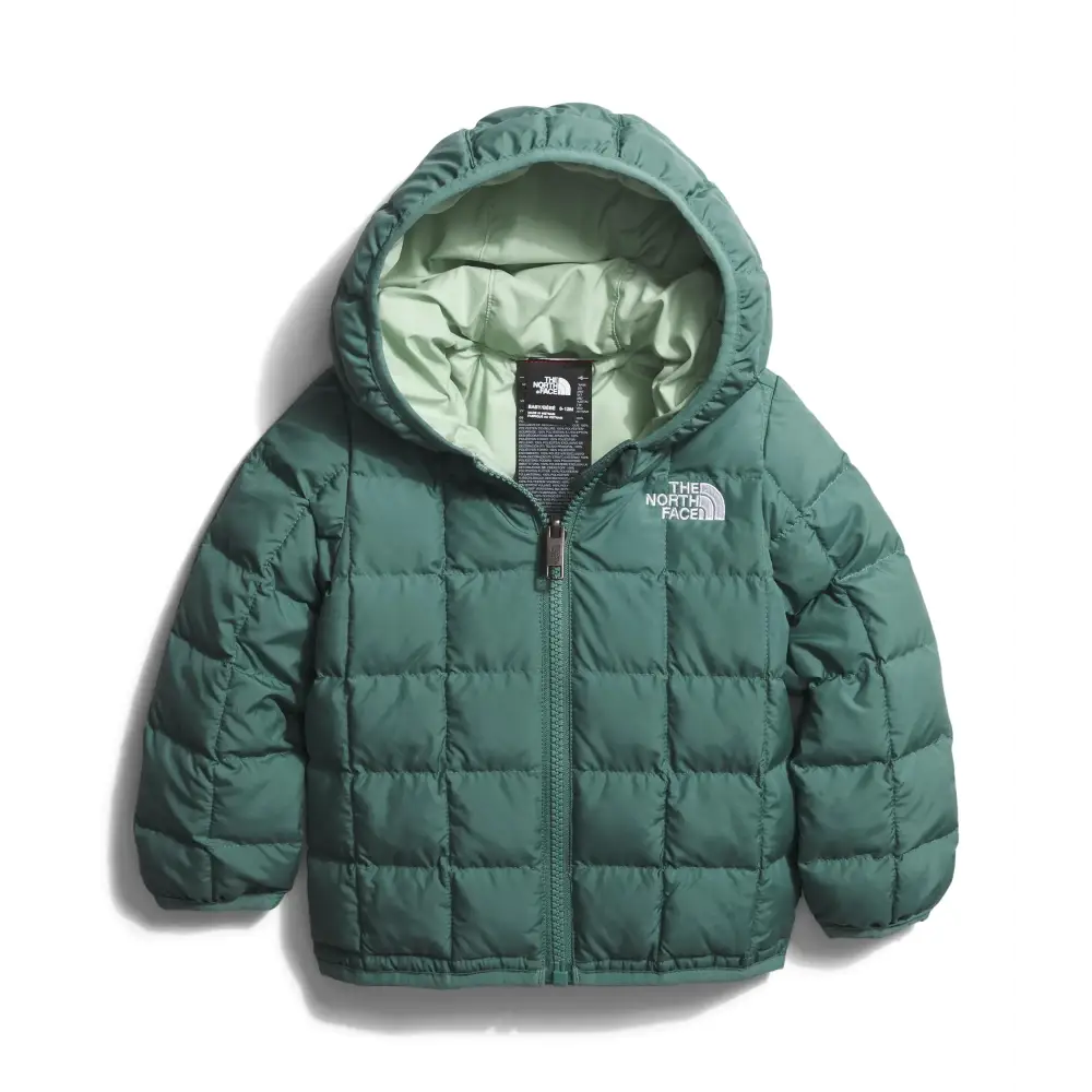 THE NORTH FACE Baby Reversible ThermoBall Insulated Hooded Jacket Dark Sage 6-12 Months - Dark Sage / 6-12 Months