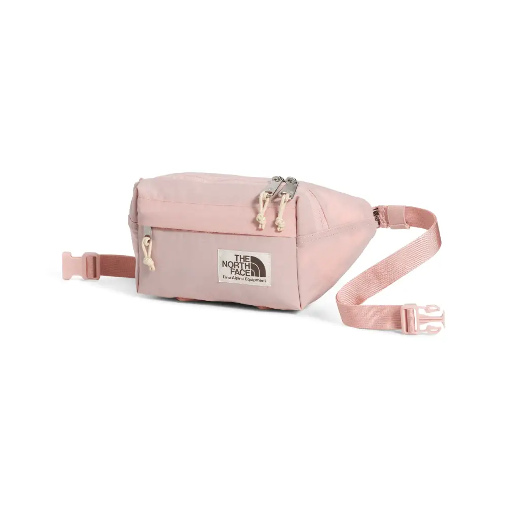 THE NORTH FACE Berkeley Lumbar Waist Pack With Zipper Closure And Adjustable Strap Pink Moss/Gravel One Size - Pink
