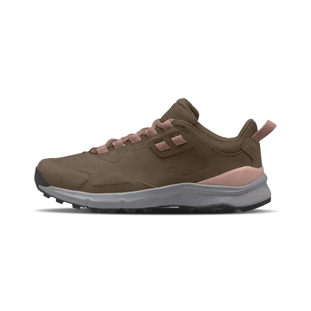 THE NORTH FACE Cragstone Leather WP Womens Hiking Shoes Bipartisan Brown/Meld Grey 7 - Bipartisan Brown/Meld Grey / 7