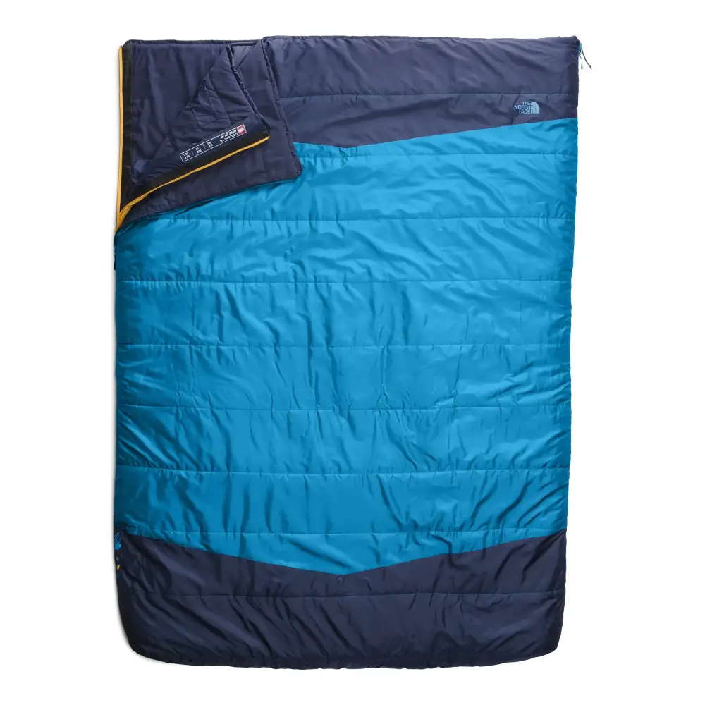 THE NORTH FACE Dolomite One 3-in-1 Double Sleeping Bag Sz Regular Blue/Yellow - Hyper Blue/Radiant Yellow / Regular