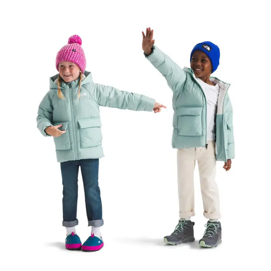 THE NORTH FACE Kids North Down Fleece-Lined Parka Muted Pine 4 - Muted Pine / 4