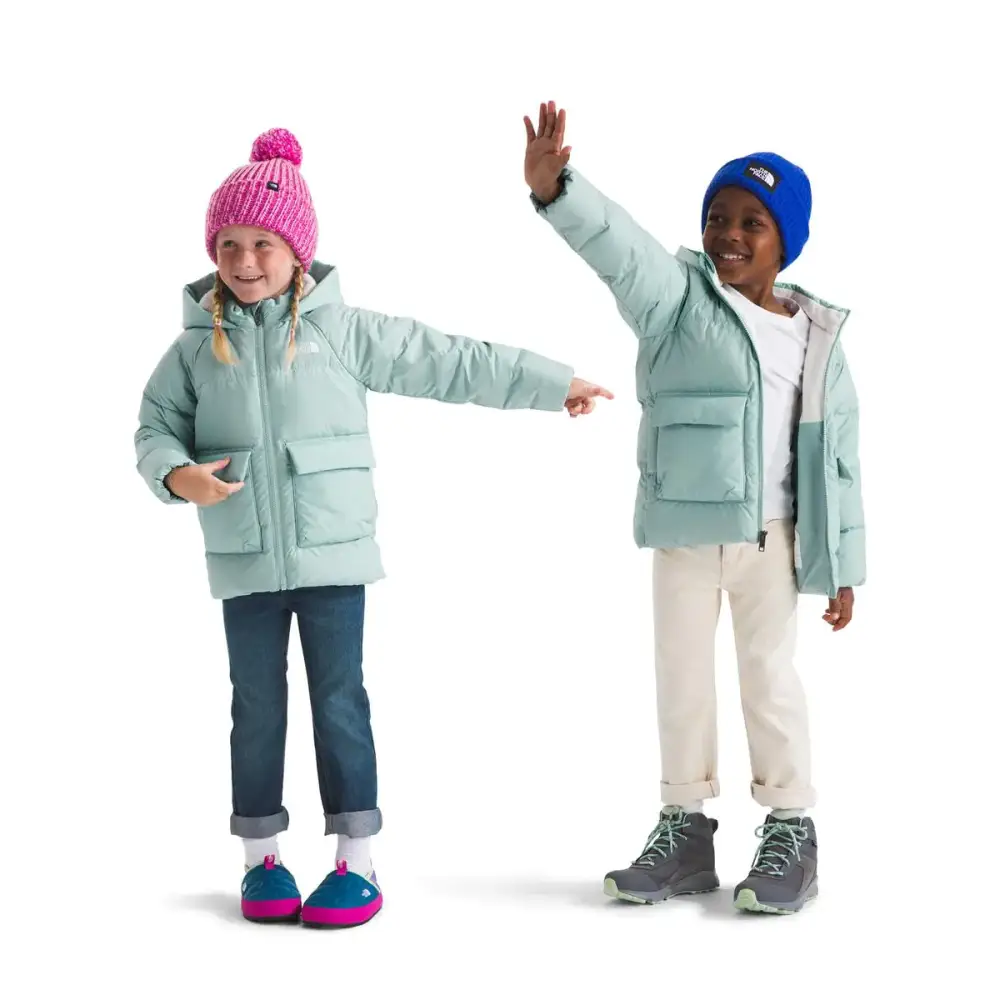 THE NORTH FACE Kids North Down Fleece-Lined Parka Muted Pine 4 - Muted Pine / 4