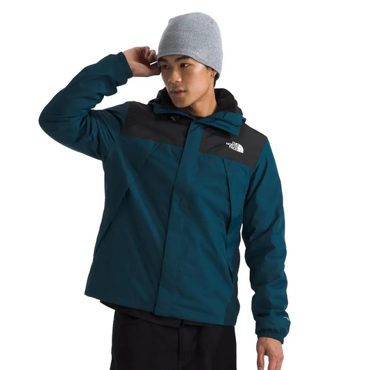 THE NORTH FACE Mens Antora Triclimate - PFAS Free Midnight Petrol/TNF Black Large - Midnight Petrol/Tnf Black / Large