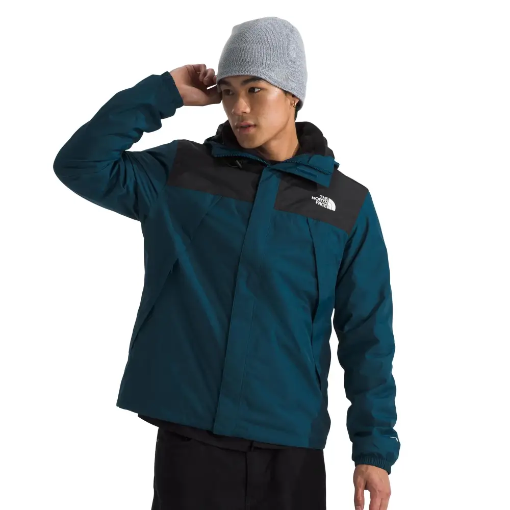 THE NORTH FACE Mens Antora Triclimate - PFAS Free Midnight Petrol/TNF Black Large - Midnight Petrol/Tnf Black / Large