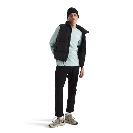 THE NORTH FACE Mens Long Sleeve Box NSE Tee Muted Pine Small - Muted Pine / Small
