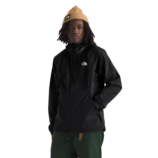 THE NORTH FACE Mens Waterproof Antora Rain Hoodie Jacket (Standard and Big Size) - PFAS Free TNF Black-NPF 3X-Large