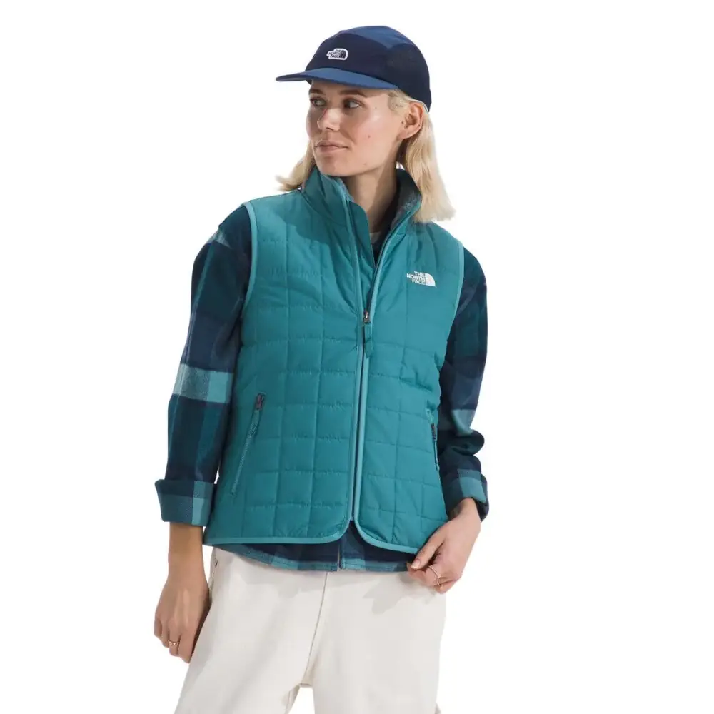 THE NORTH FACE Womens Junction Insulated Vest Algae Blue X-Small - Algae Blue / X-Small