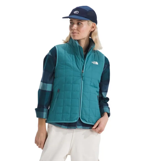 THE NORTH FACE Womens Junction Insulated Vest Algae Blue X-Small - Algae Blue / X-Small
