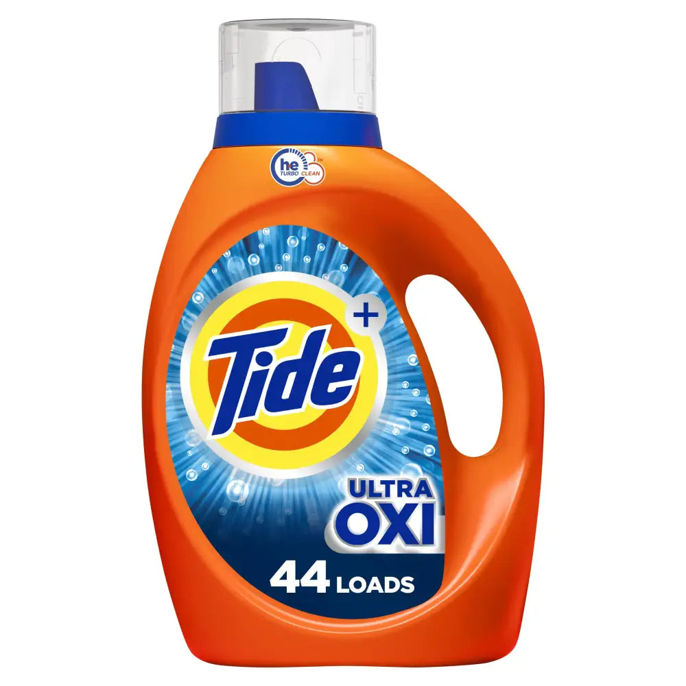 Tide Ultra Oxi Liquid Laundry Detergent HE Compatible 44 loads 63 fl oz - 63 Fl Oz (Pack of 1)